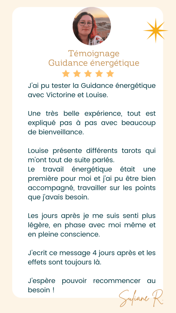 Témoignage guidance duo