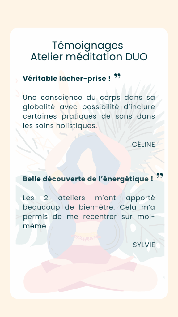 Méditation duo témoignage