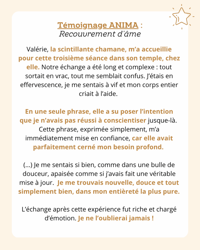 recouvrement d'âme